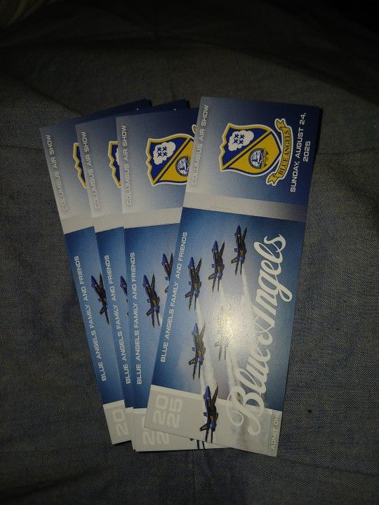 4 Tickets To Columbus Airshow Tomorrow August 24