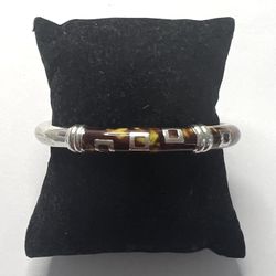 925 sterling silver bangle bracelet size 6 3/4