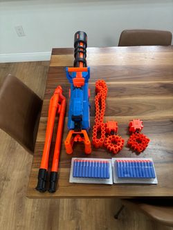 Nerf Machine Gun Blaster with Accessories