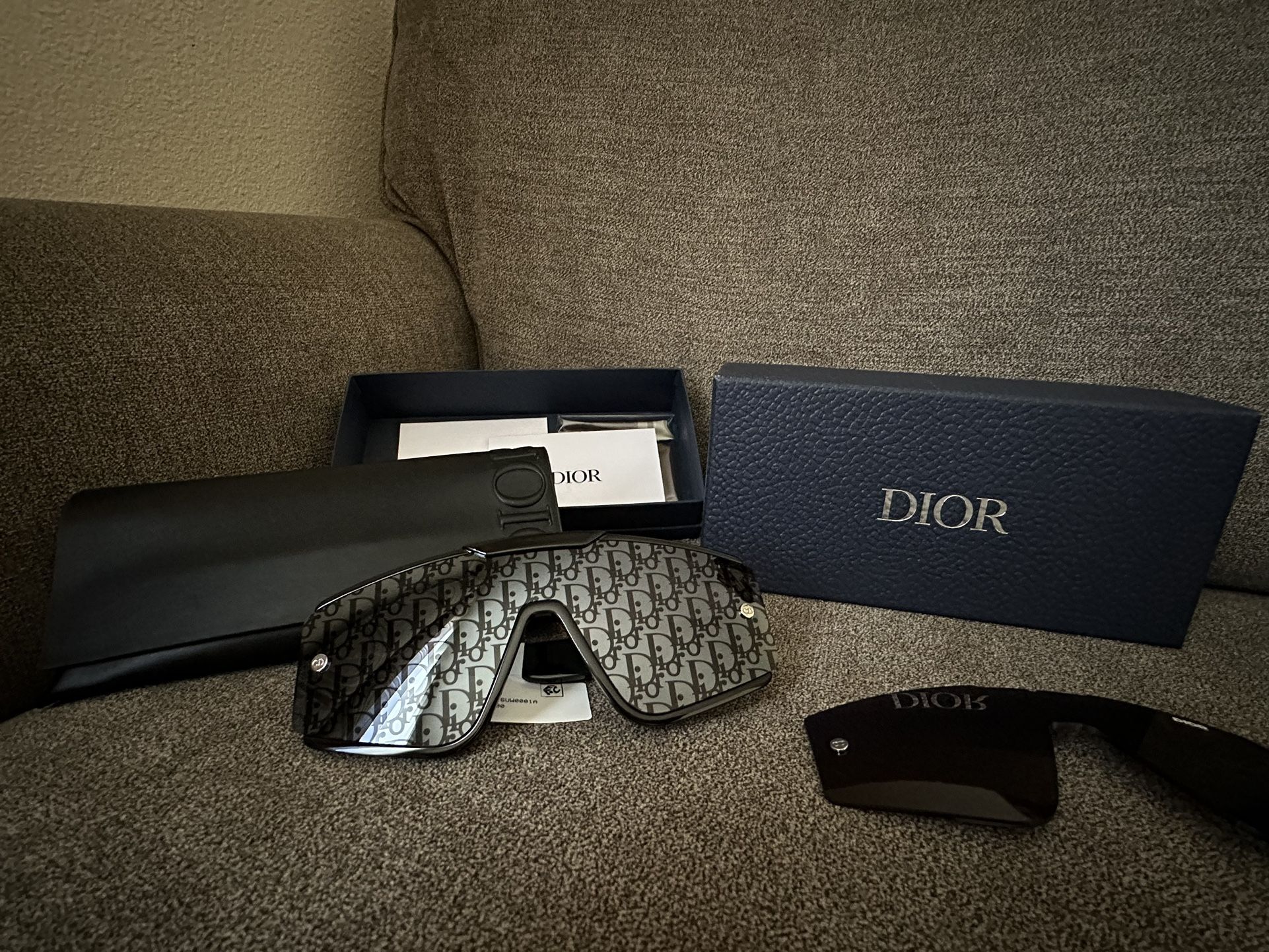 New Christian Dior Sunglasses W/ Interchangeable Lenses