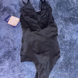 Sensil Women's Size XL/XXL Black One Piece Bodysuit Body Shaper