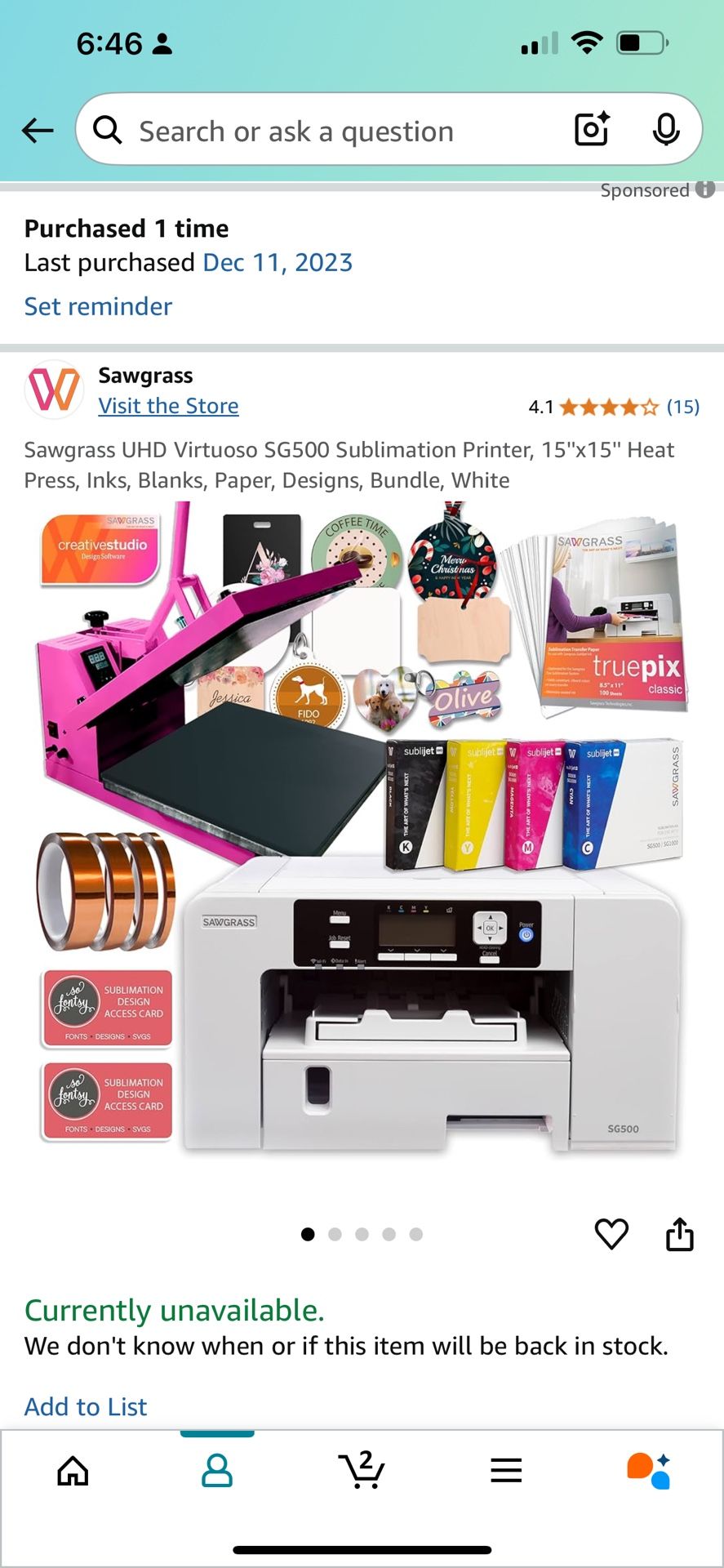 Heat Press & Sublimation Printer