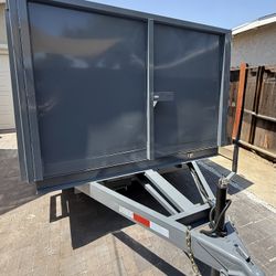 New 8x4x12 Hydraulic Utility Dump Trailer 2026