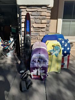 Boat Oar $5, Water Ski $25, Boogie Boards $10-$20 each See All Photos Read Description