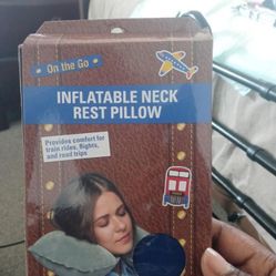 - [ ] inflatable neck rest pillow 