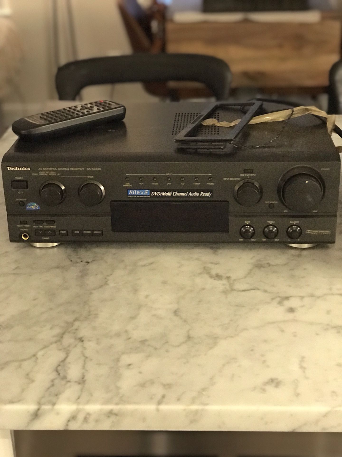 Technics AV control stereo receiver Model SA-AX503