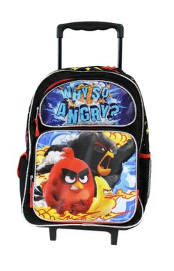 Angry Birds Rolling Backpack 16”