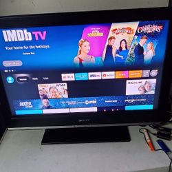 37"Sony TV An Amazing Picture.  Not A Smart Tv 