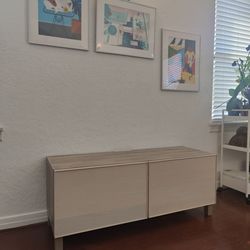 TV Console IKEA - Modern Light Wood Finish