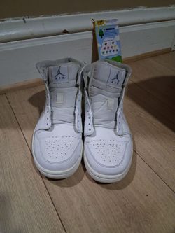 Air Jordan 1 Mid White High-Top Sneakers
