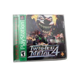 Twisted Metal 4 Sony PlayStation 1 PS1 CIB w/ Manual Black Label 1999 