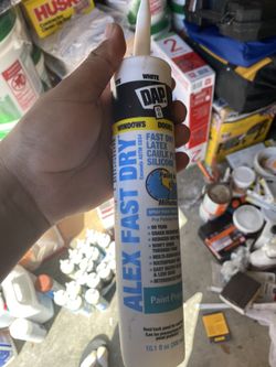 2 boxes and half of Alex caulk 20 minutes fast dry