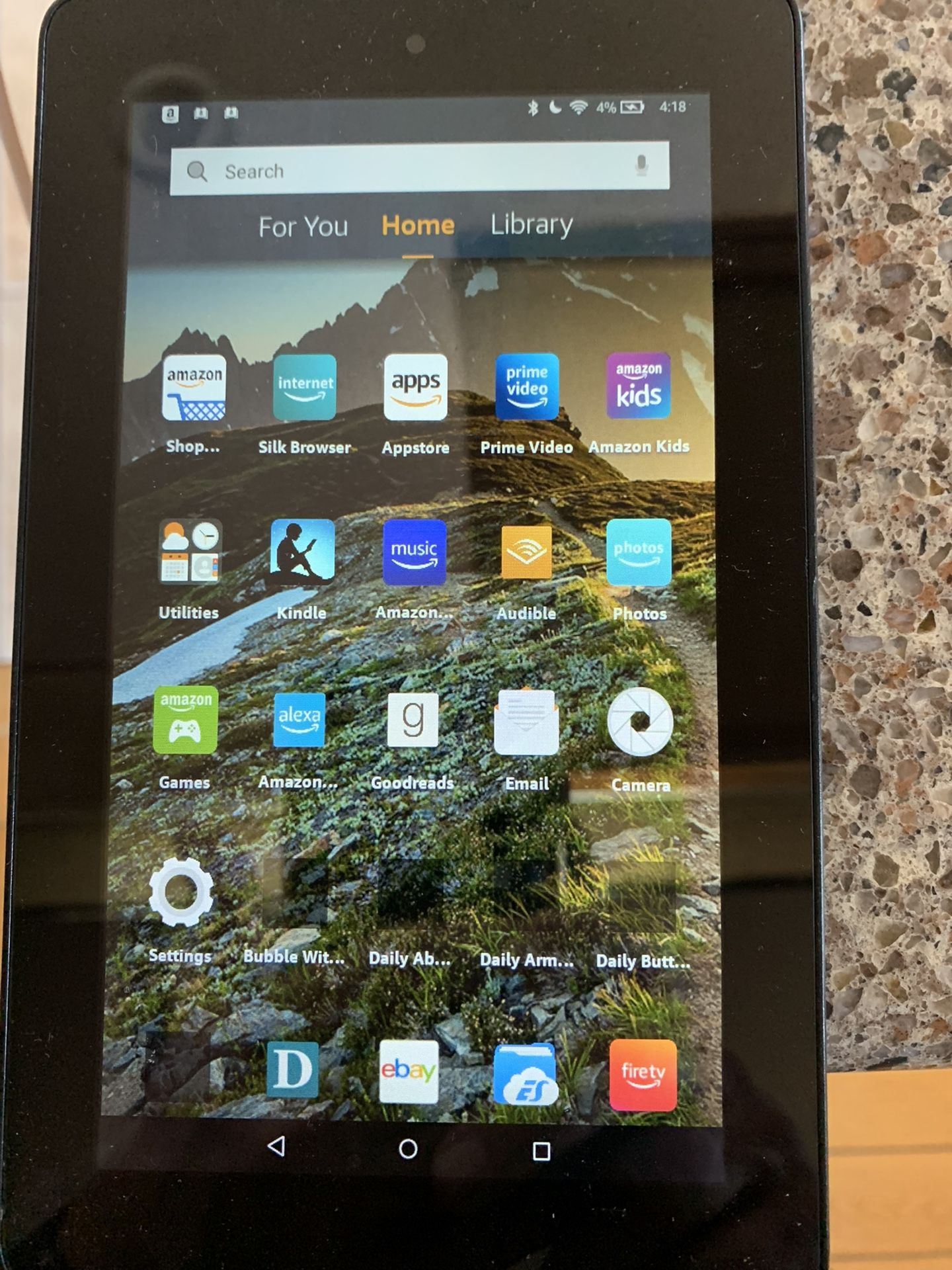Amazon Kindle fire fifth generation 8 GB