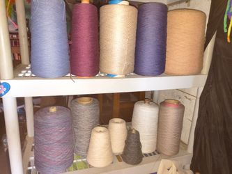 Premium Vintage Cone Yarn Mega Destash Lot - Pharr Yarns, Ronile, Valdese - 11+ Cones