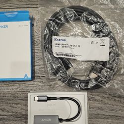 HDMI To USB-C adapter With 15ft HDMI Cord 