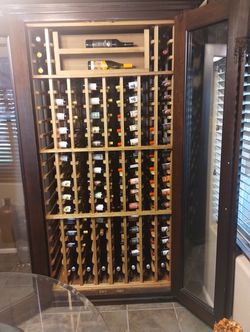 Luxury Le Cache 2400 Wine Cabinet – Chocolate Cherry
