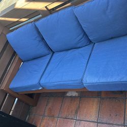 Outdoor Pressure Treated Wood Bench