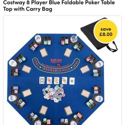 Brand New Fold Able Poker Lay Out 