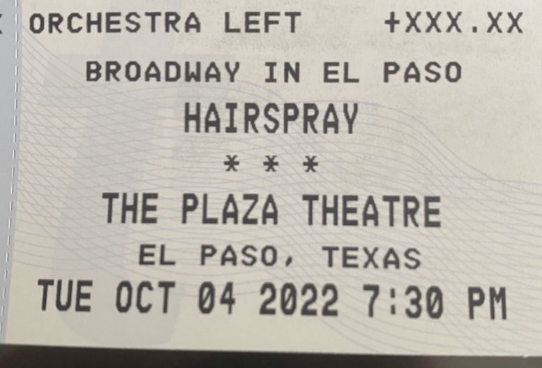 The Plaza Theatre - Hairspray -OBO