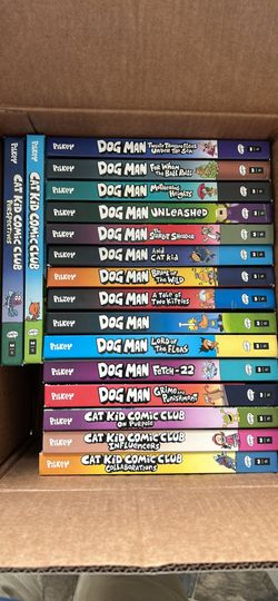 Dog Man and Cat Kid books