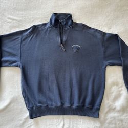 Tommy Bahamas 1/4 Zip Sweatshirt Size L.