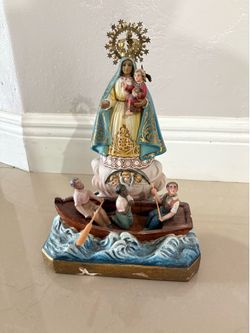 Religious virgin statue