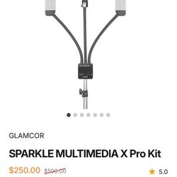 GLAMCOR Sparkle Multimedia X Pro Kit – Professional LED Light (Like New)