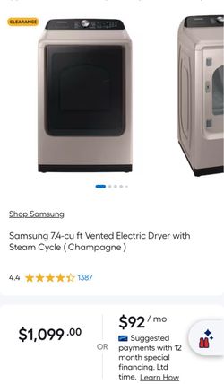 Electric Samsung Dryer