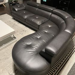 Leather Couch (L-shaped) 