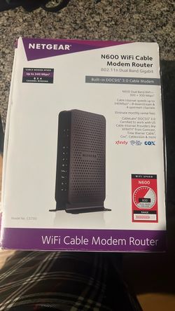 N600 WIFi cable modem router