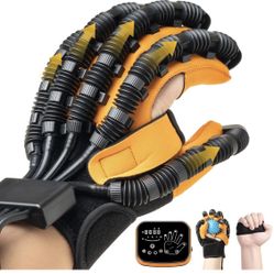 Rehabilitation Robot Gloves-Robotic Stroke Therapy Equipment for Adults-Robotic Hand Recovery Device-Convenient Training Glove (Left Hand, Medium)