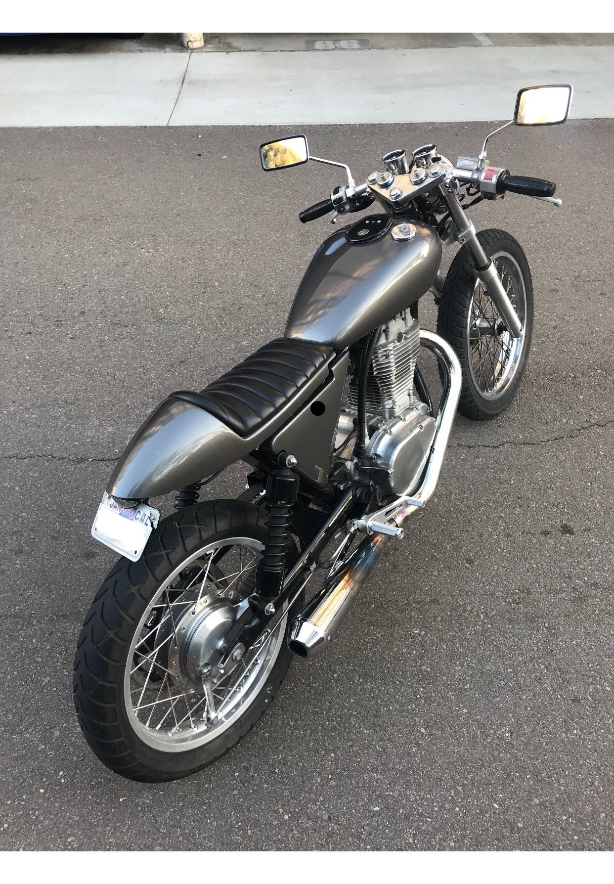 1997 Suzuki LS650 Thumper - RYCA Cafe Racer Motorcycle Bike