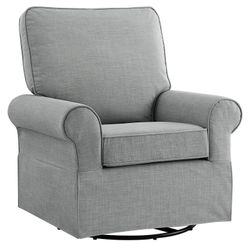 Angel Line Natalie Upholstered Swivel Glider