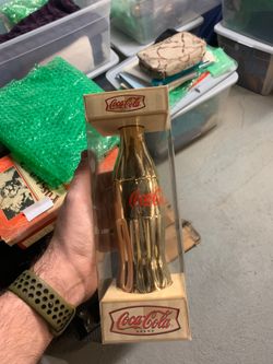 Gold Coke bottle