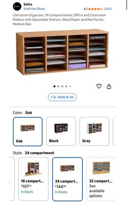 Commercial paper file and shelf