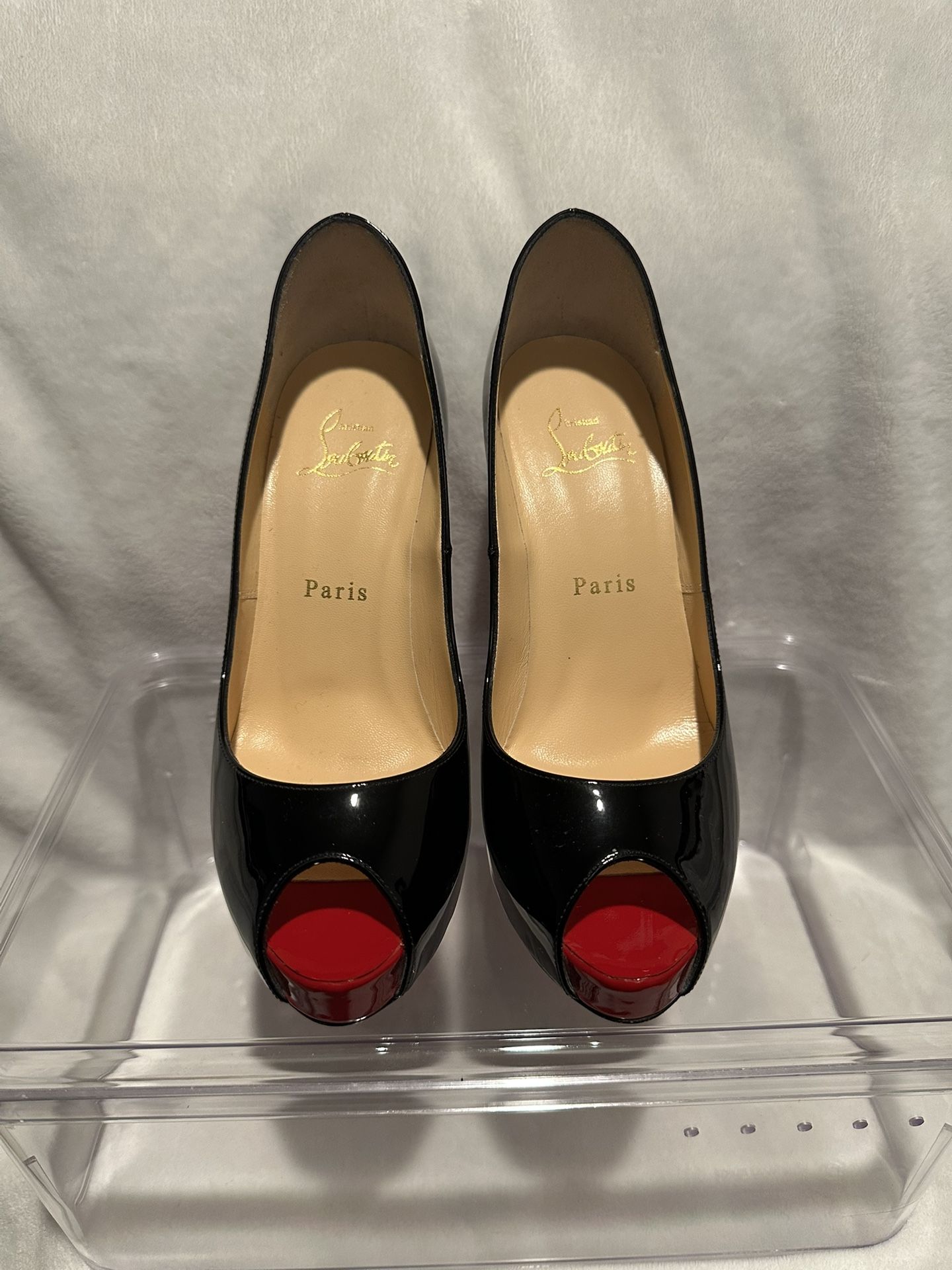 Christian Louboutin Peep Toe Heels
