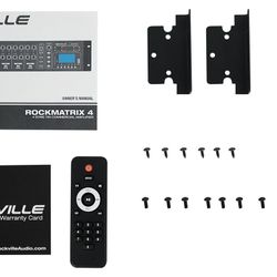 4 Zone 70 Volt Commercial Amplifier+Matrix Source Routing