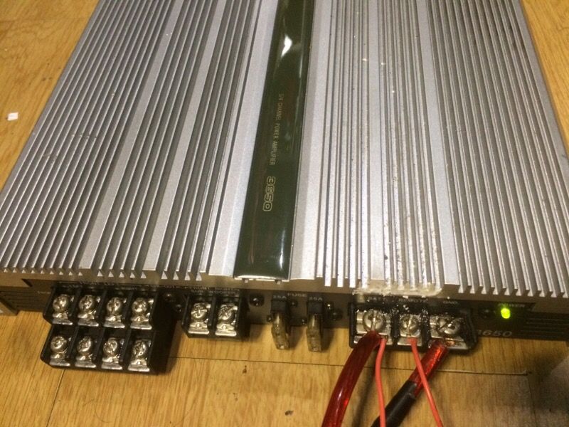 Eclipse 3650 5/4 channel old school car amp