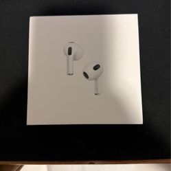 Airpods 3rd gen (open box never used)