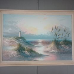 Hand Painted Beach By Davis