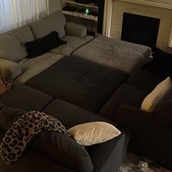 Stone & Beam Modular Down Filled Sofa Couch Amazon Brand – Stone & Beam Lauren Down-Filled Oversized 