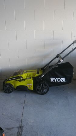 Ryobi electric lawn mower