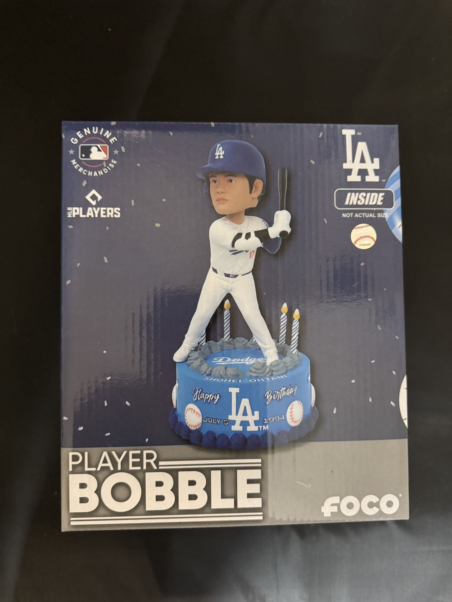 Dodgers Shohei Ohtani FOCO Birthday Bobblehead