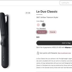L’ange Le duo 360 Airflow Hair Styler - Black 