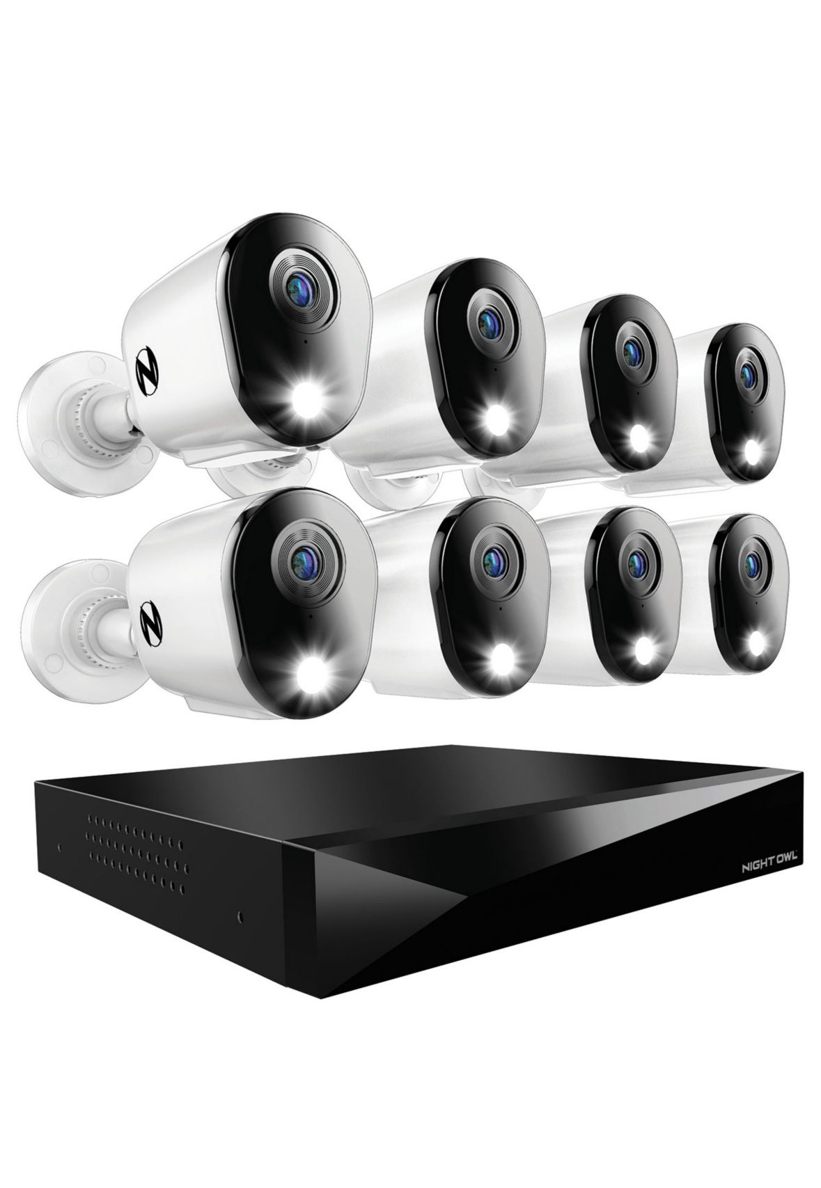 Night Owl 12 Channel 8 Wired 4 WiFi 2K DVR Security System 2TB Hard Drive Brand New In Box 