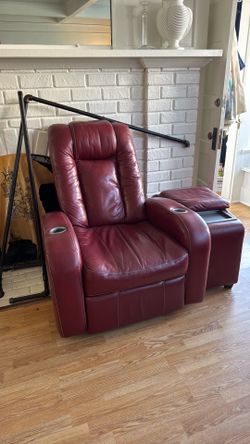 Red Leather Pull Out Chairs