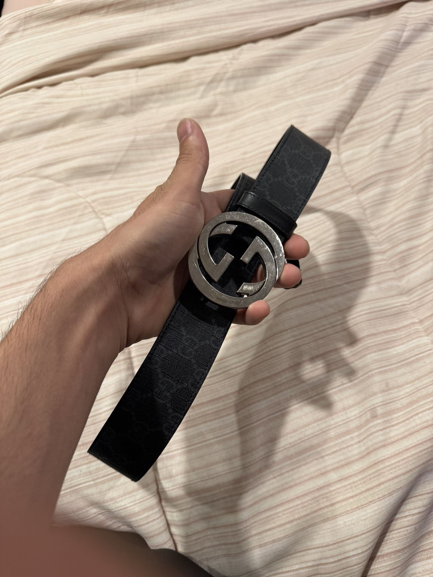 Black Gucci Belt