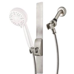 ☀️ Waterpik 18 in. Magnetic Shower Slide Strip Accessory Kit in Brushed Nickel