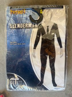 Boys slender man costume M