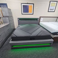 Bed room set Bluetooth led